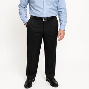 Perry Ellis Men’s Black Dress Pants 36x34 Modern Fit Trousers